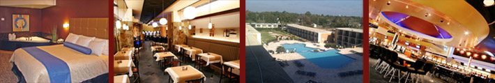 Interior views of Treasure Bay Casino and Hotel